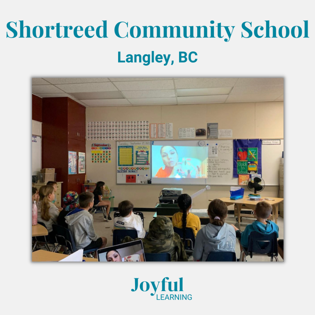 Mrs. North's Class - Shortreed Community School - Langley, BC